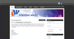 Desktop Screenshot of intensiveworks.com