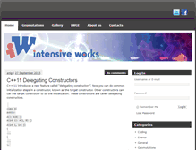 Tablet Screenshot of intensiveworks.com